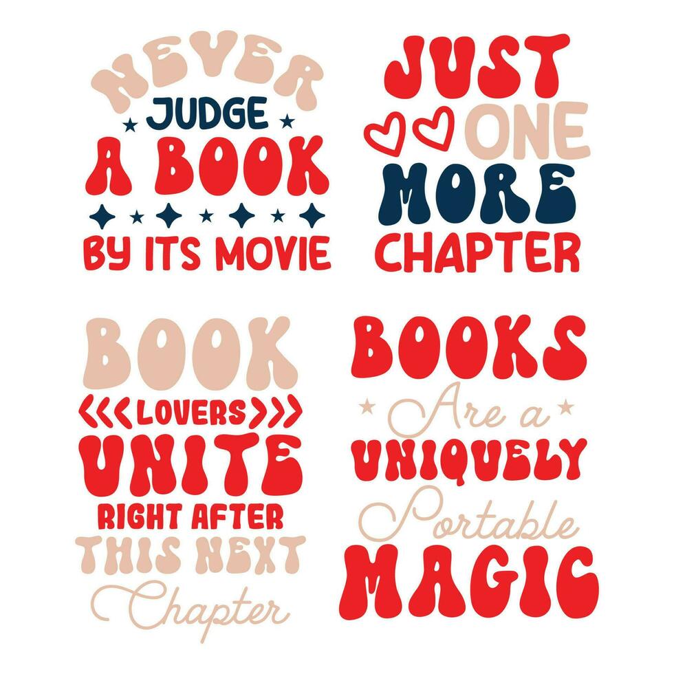 Reading book t shirt design bundle vector