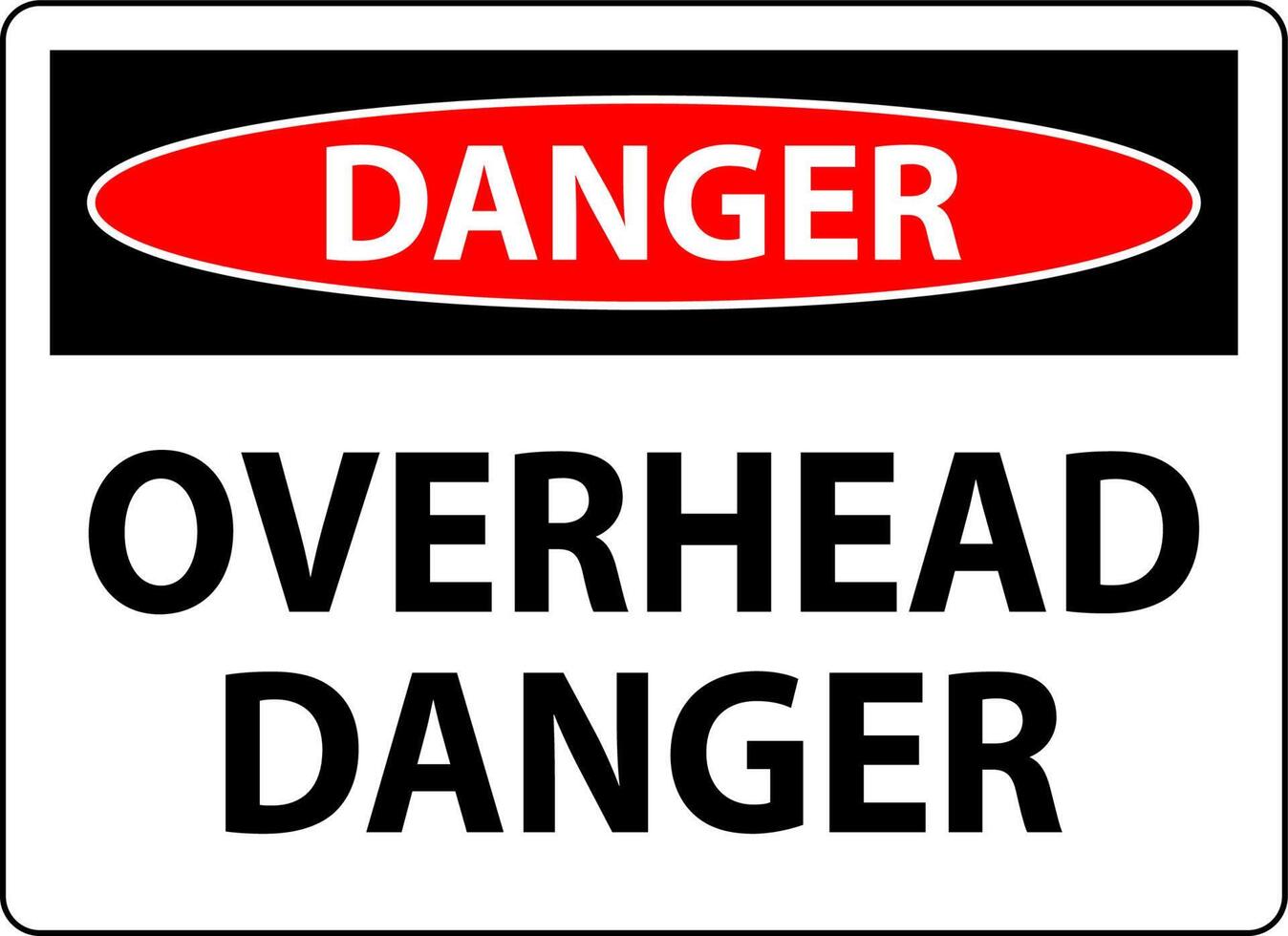 Symbol Danger Sign Overhead Danger vector