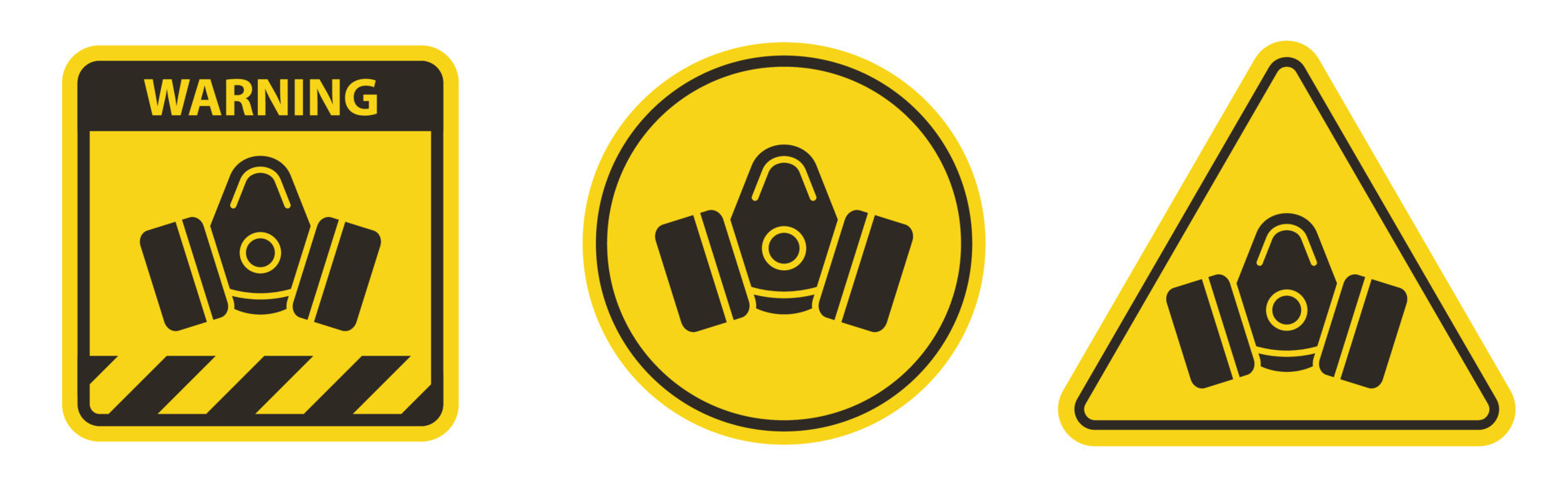 Respiratory Protection Required Sign On White Background 23865752