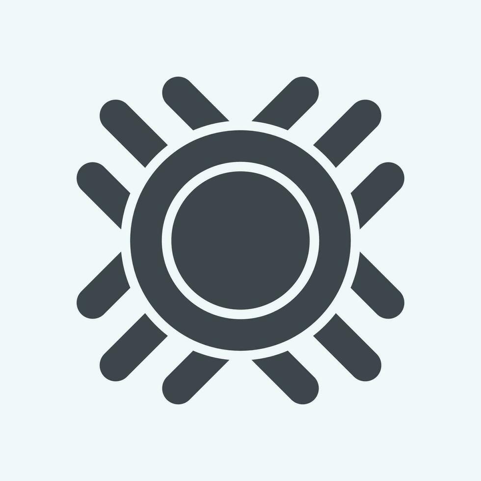 Icon Symbol. related to American Indigenous symbol. glyph style. simple design editable vector