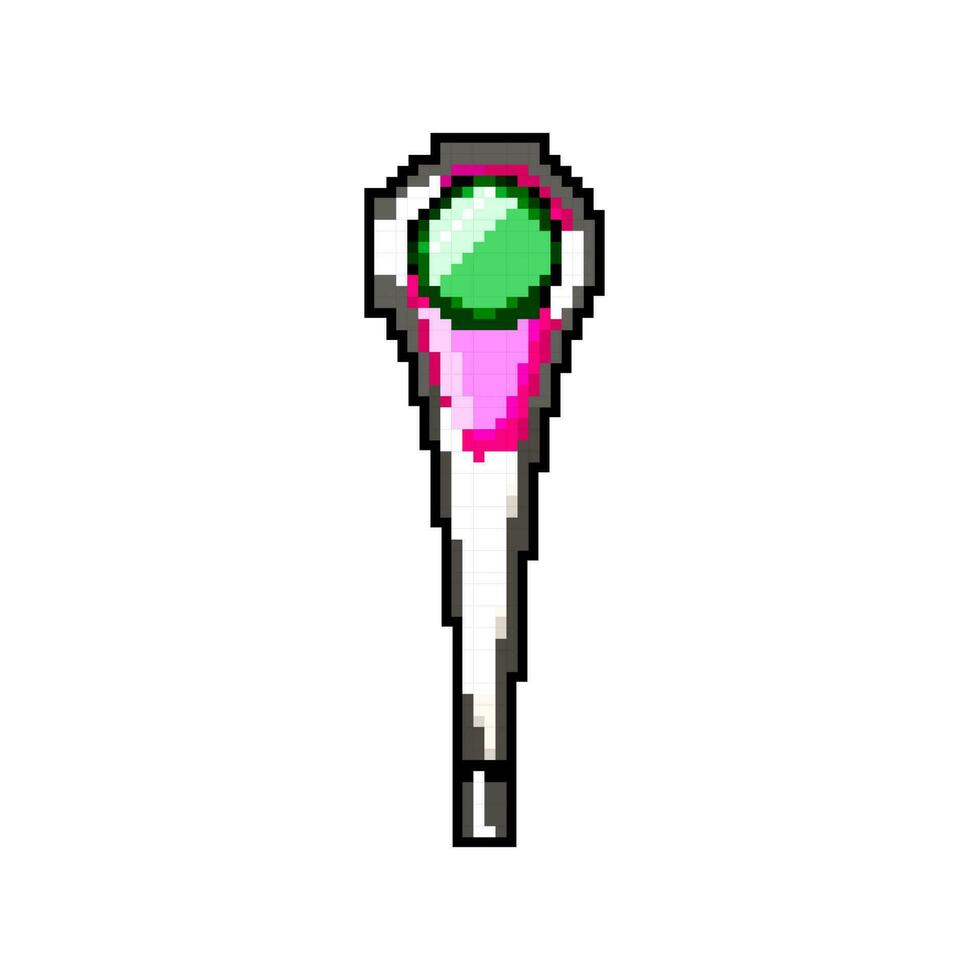 temperature thermometer game pixel art vector illustration 23866661