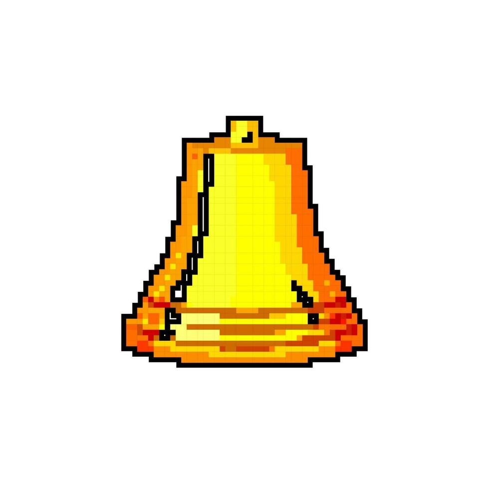 web bell game pixel art vector illustration