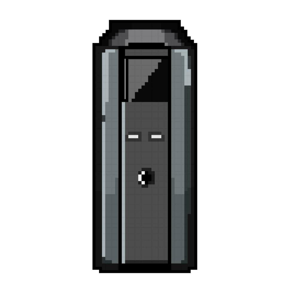 car battery backup game pixel art vector illustration