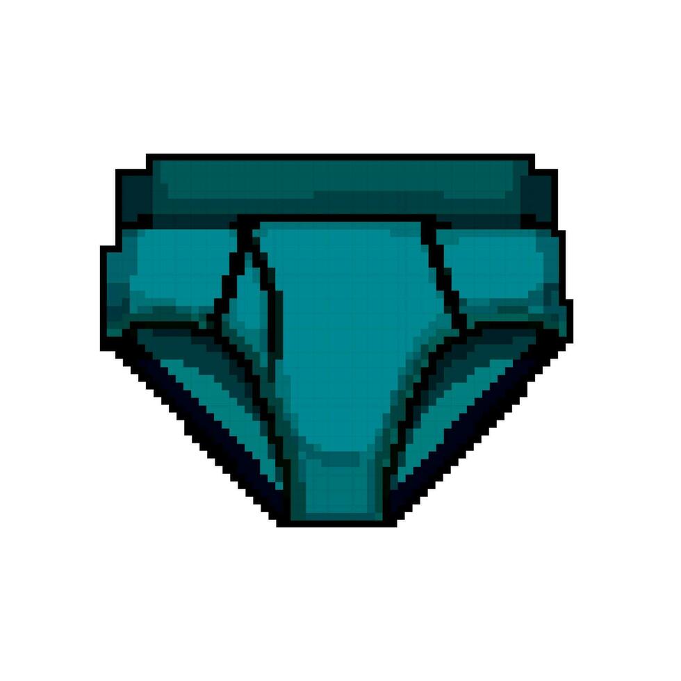 male underwear man game pixel art vector illustration