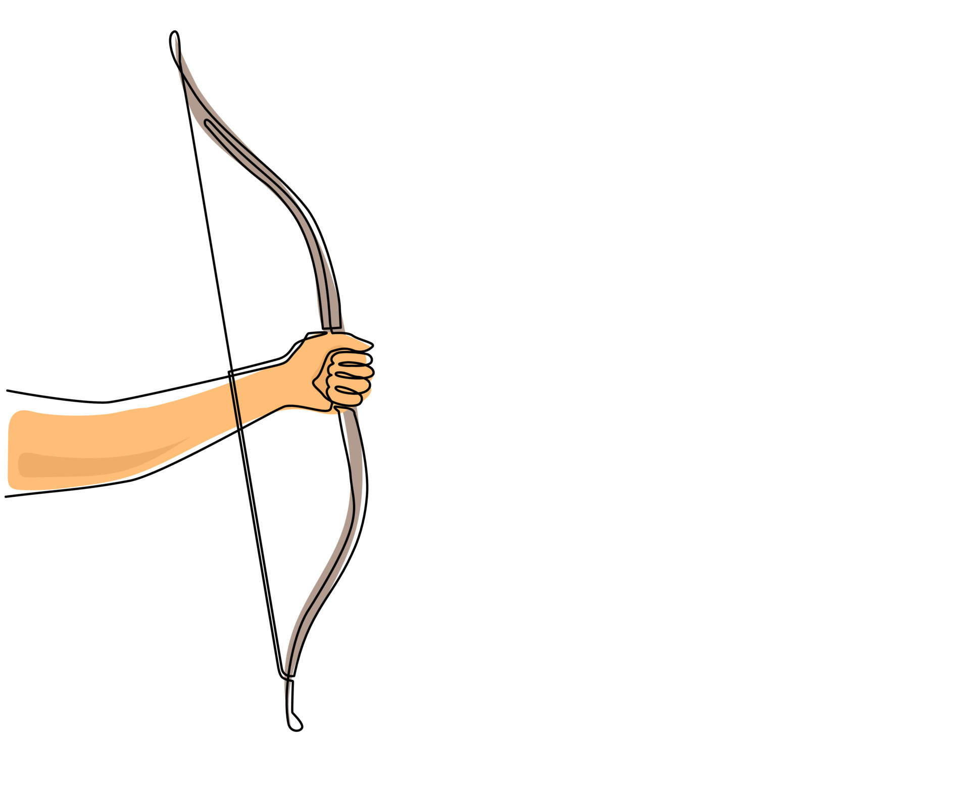 How To Draw A Bow And Arrow