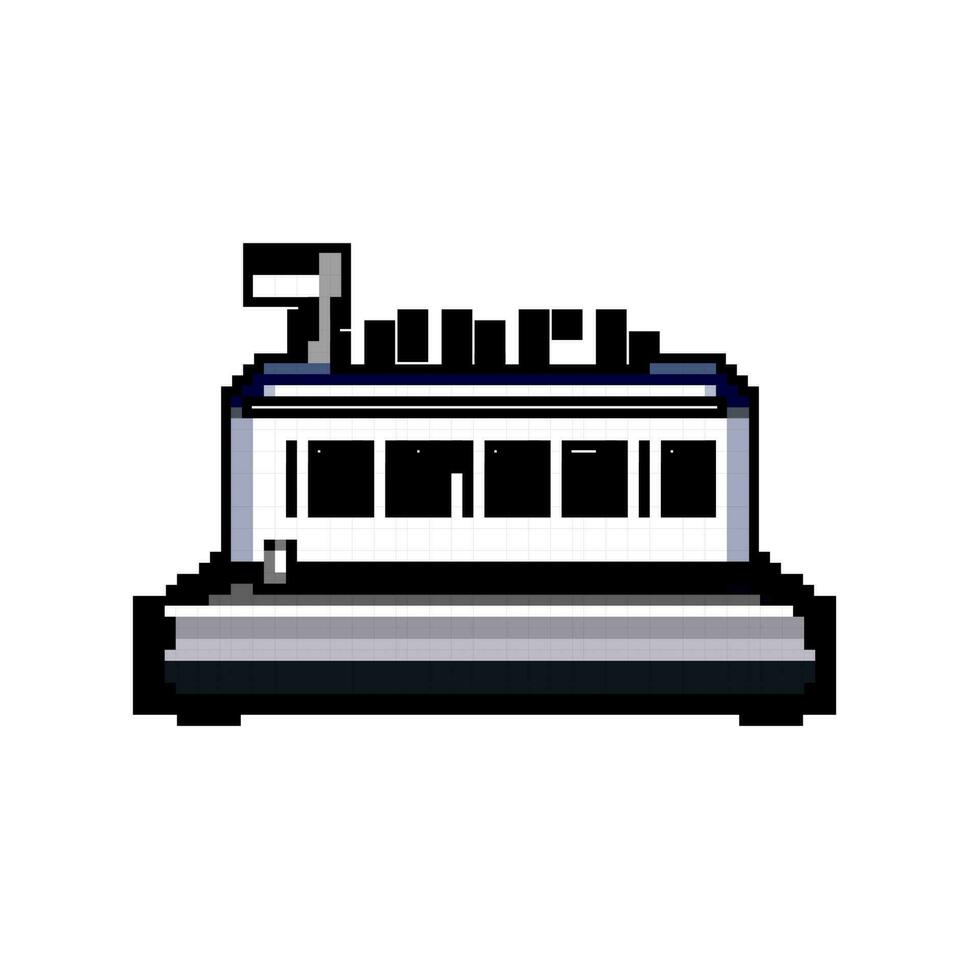 business binding machine game pixel art vector illustration