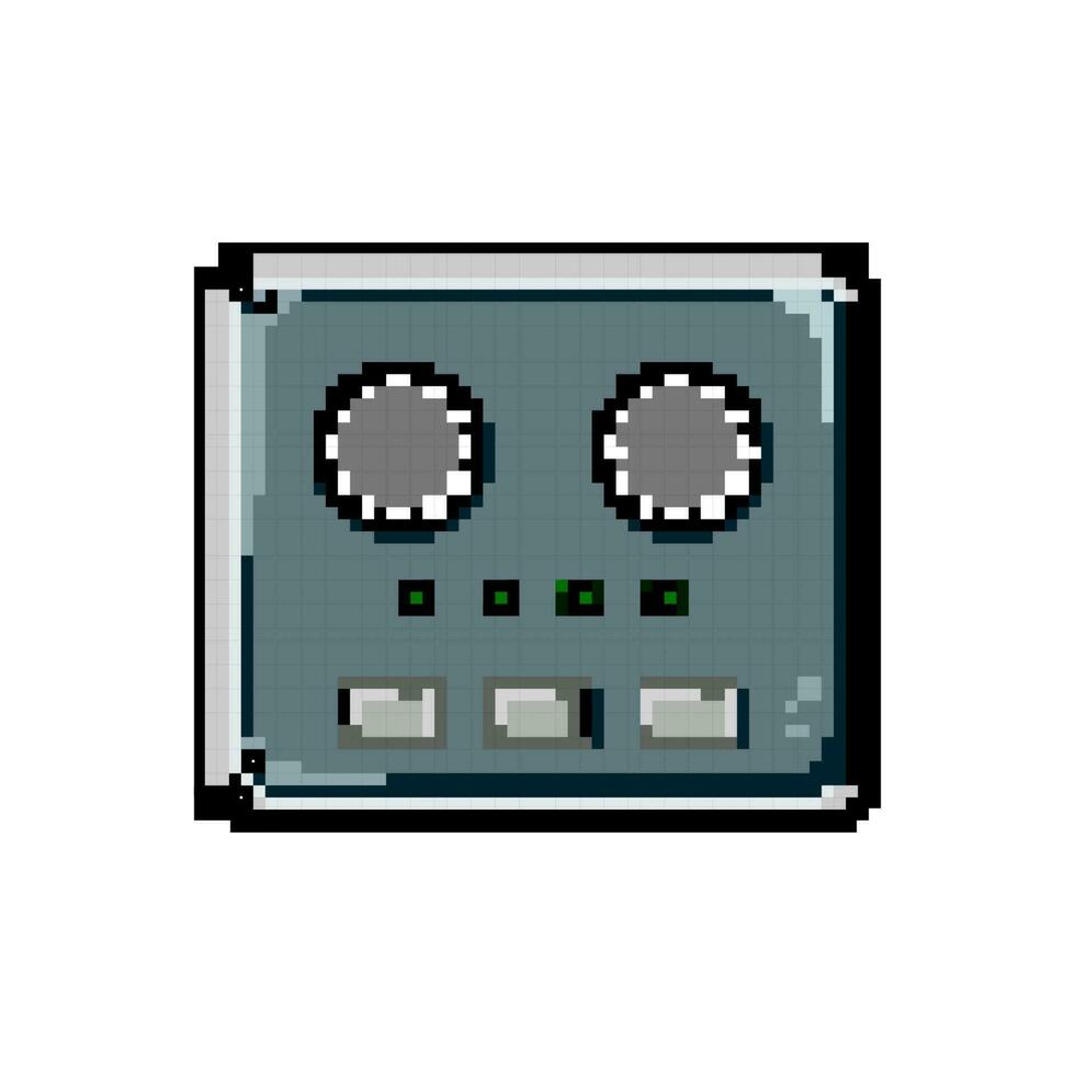 wave audio interface game pixel art vector illustration
