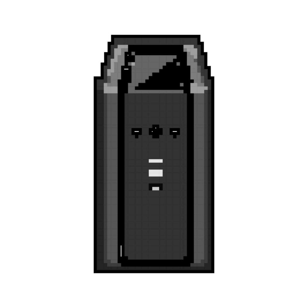charge battery backup game pixel art vector illustration