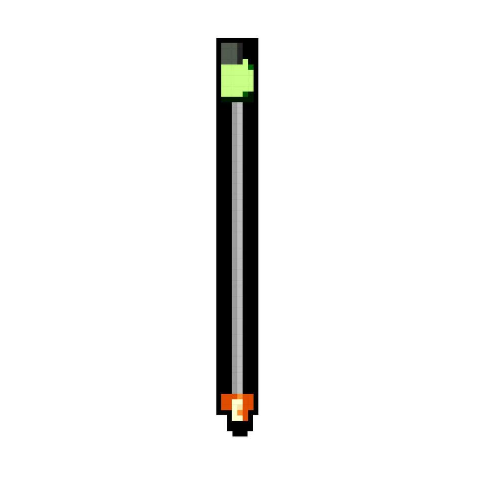 draw pencil game pixel art vector illustration