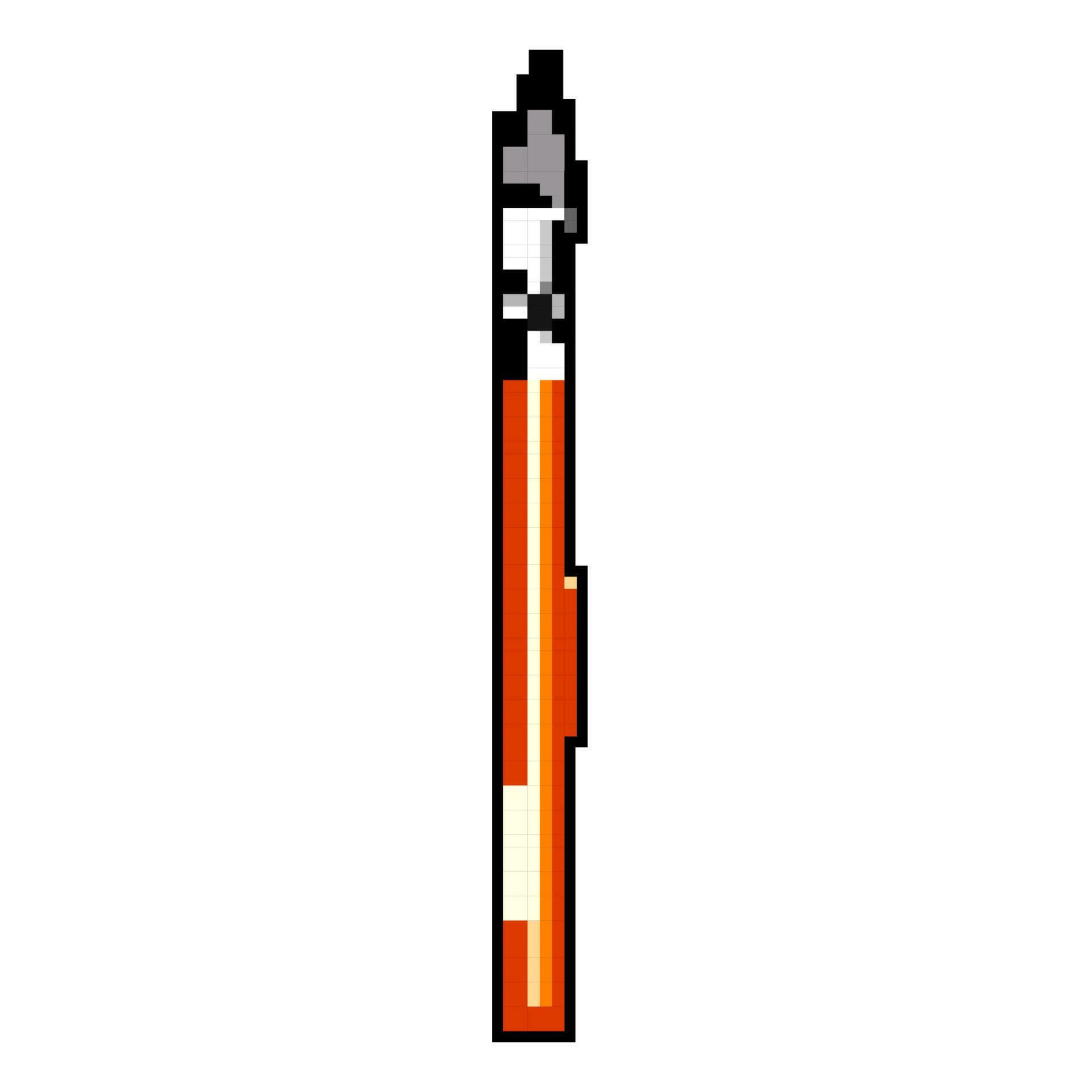 equipment artist paint brush game pixel art vector illustration