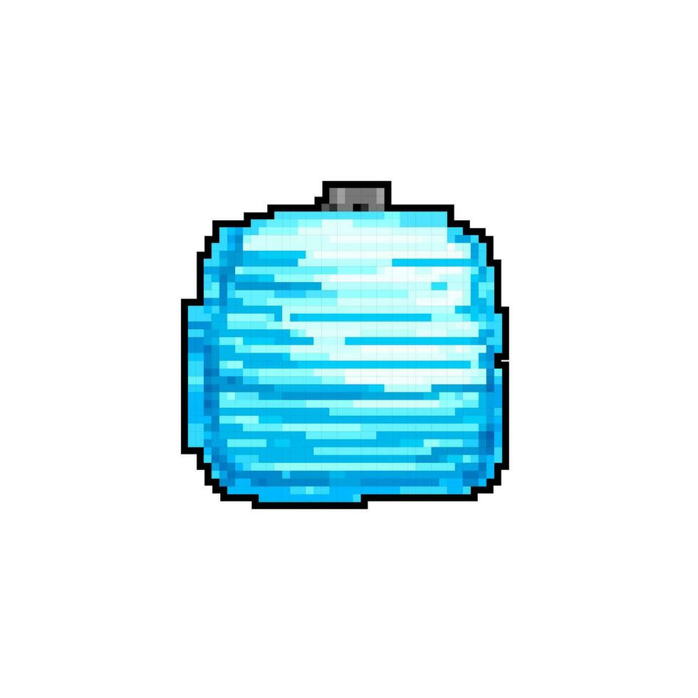 japan asian lantern game pixel art vector illustration