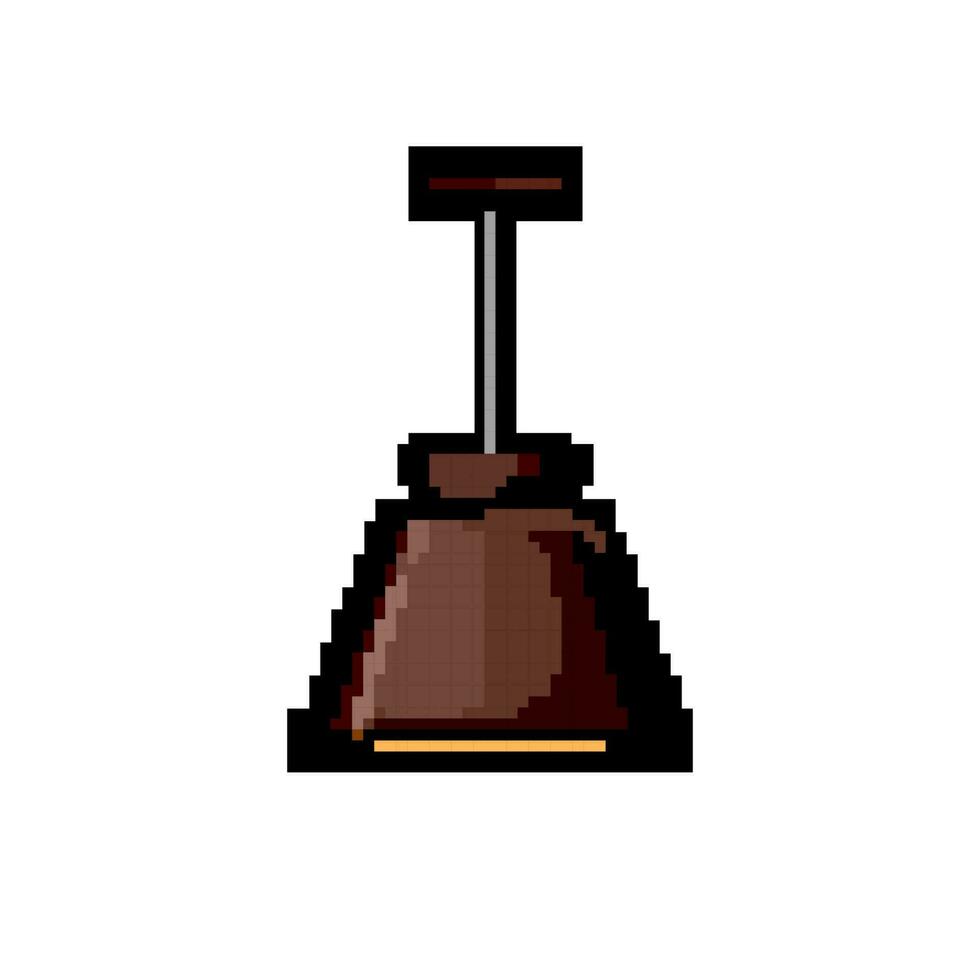 lamp chandelier game pixel art vector illustration