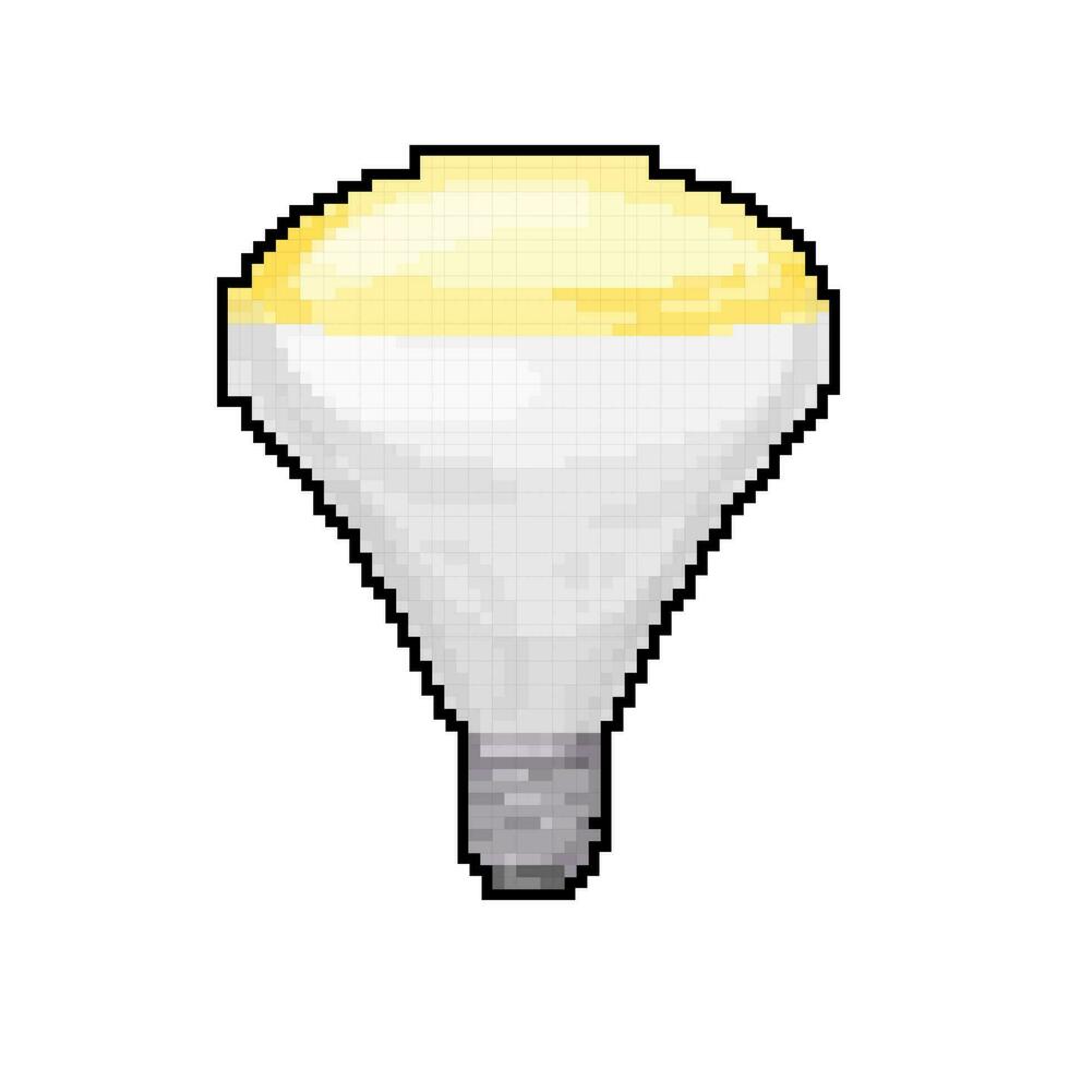 control smart light bulb game pixel art vector illustration