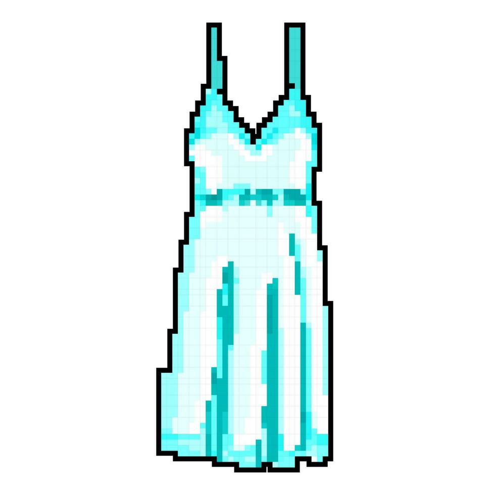 girl nightie sleepshirt women game pixel art vector illustration