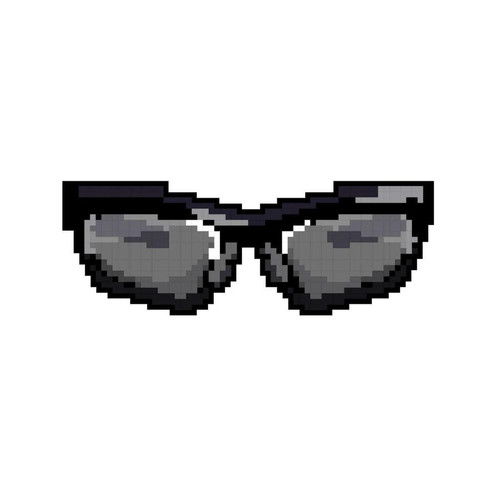 elegante Gafas de sol hombres juego píxel Arte vector ilustración