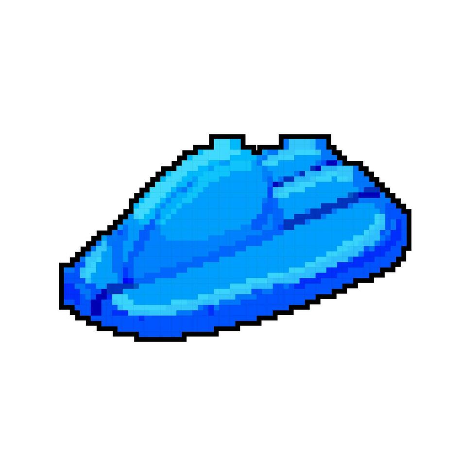 sledge sled snow game pixel art vector illustration