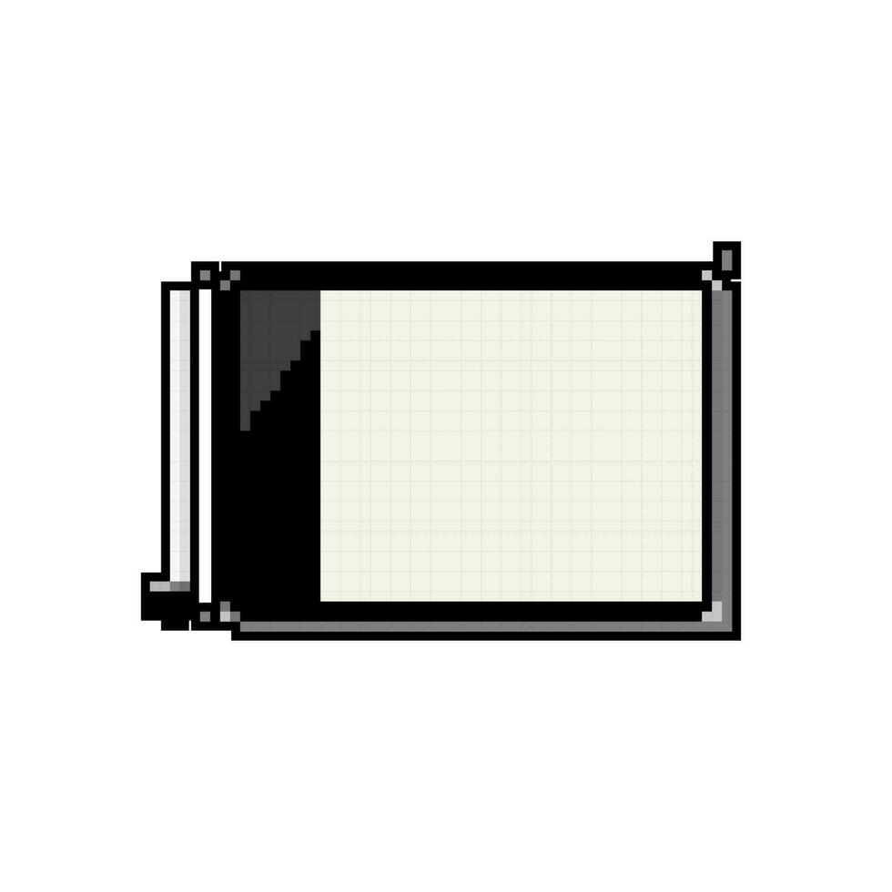 computer pen display game pixel art vector illustration