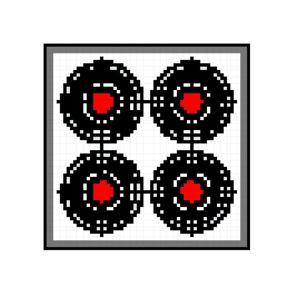 silhouette shooting target game pixel art vector illustration