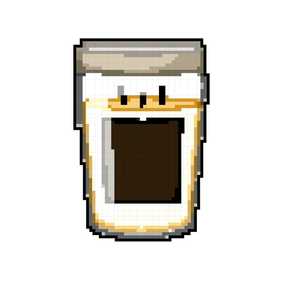 jar scented candle game pixel art vector illustration