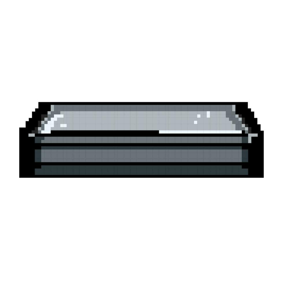 machine scanner document game pixel art vector illustration