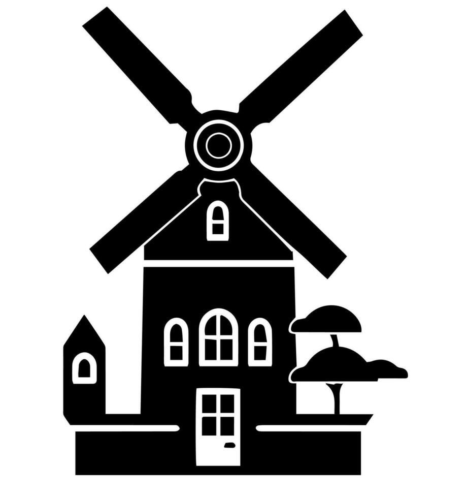 windmill vector icon website ux ui