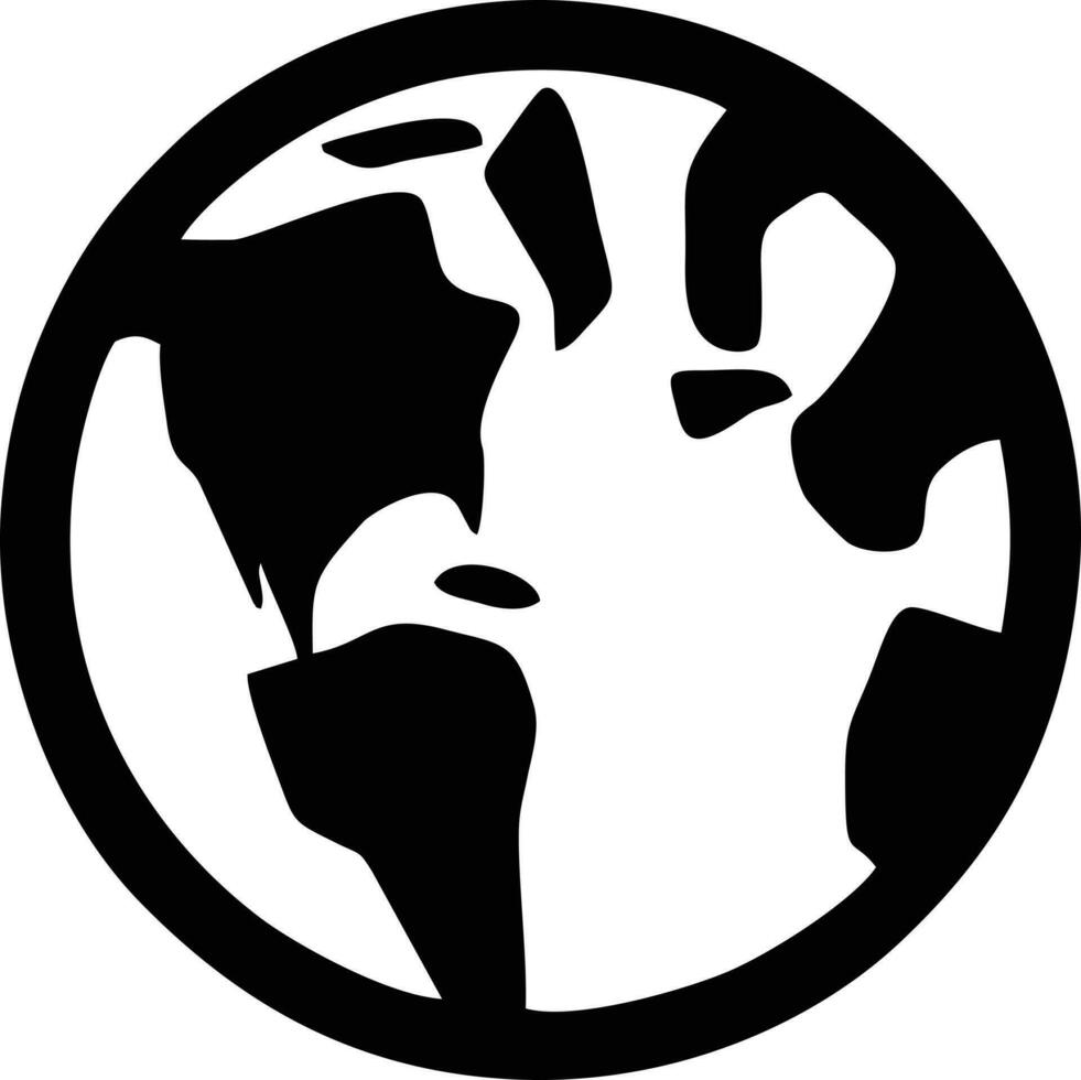 Globe planet earth icon symbol vector image