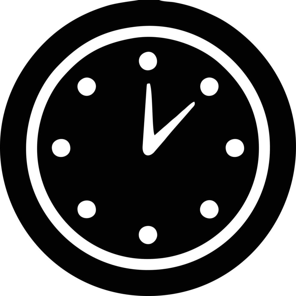 Clock icon symbol design image. Illustration of the alarm watch time isolated vector image. EPS 10