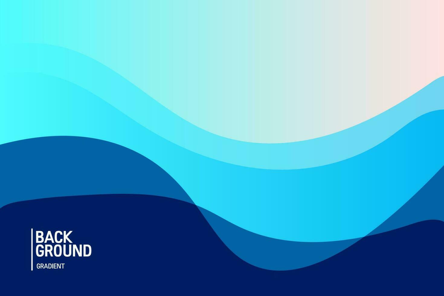 Colorful blue gradient background. Fluid banner template vector illustration. Abstract background.