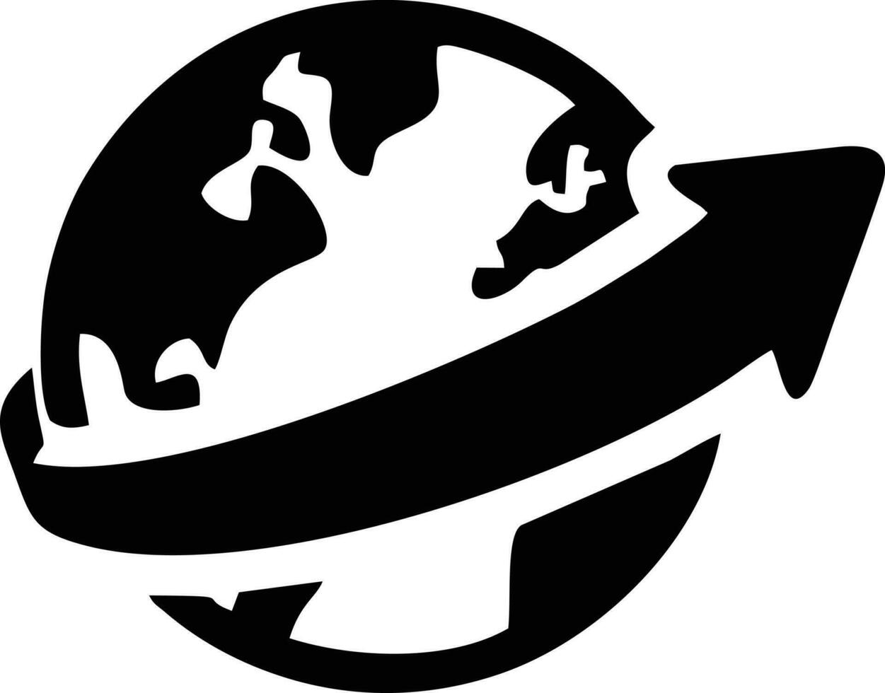 Globe planet earth icon symbol vector image