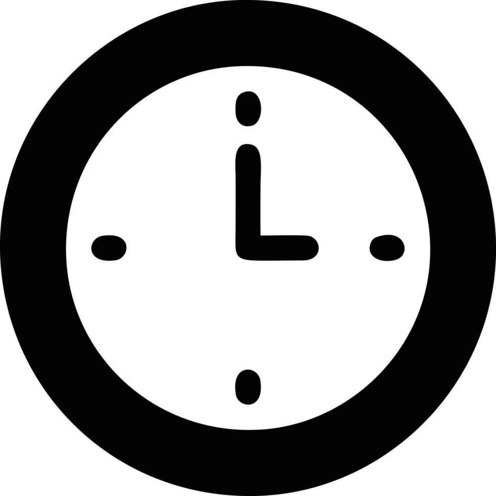 Clock icon symbol design image. Illustration of the alarm watch time isolated vector image. EPS 10