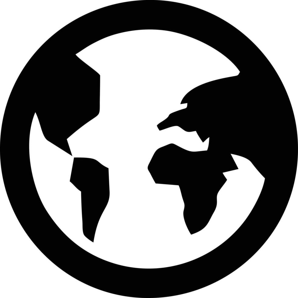 Globe planet earth icon symbol vector image