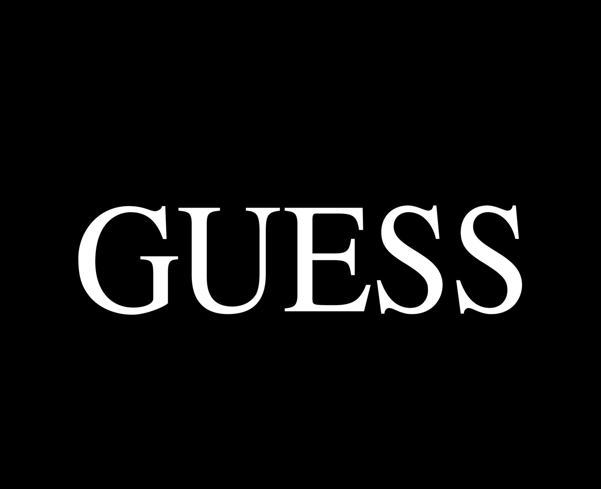 Guess Brand Logo Symbol Name White Design Clothes Fashion Vector ...