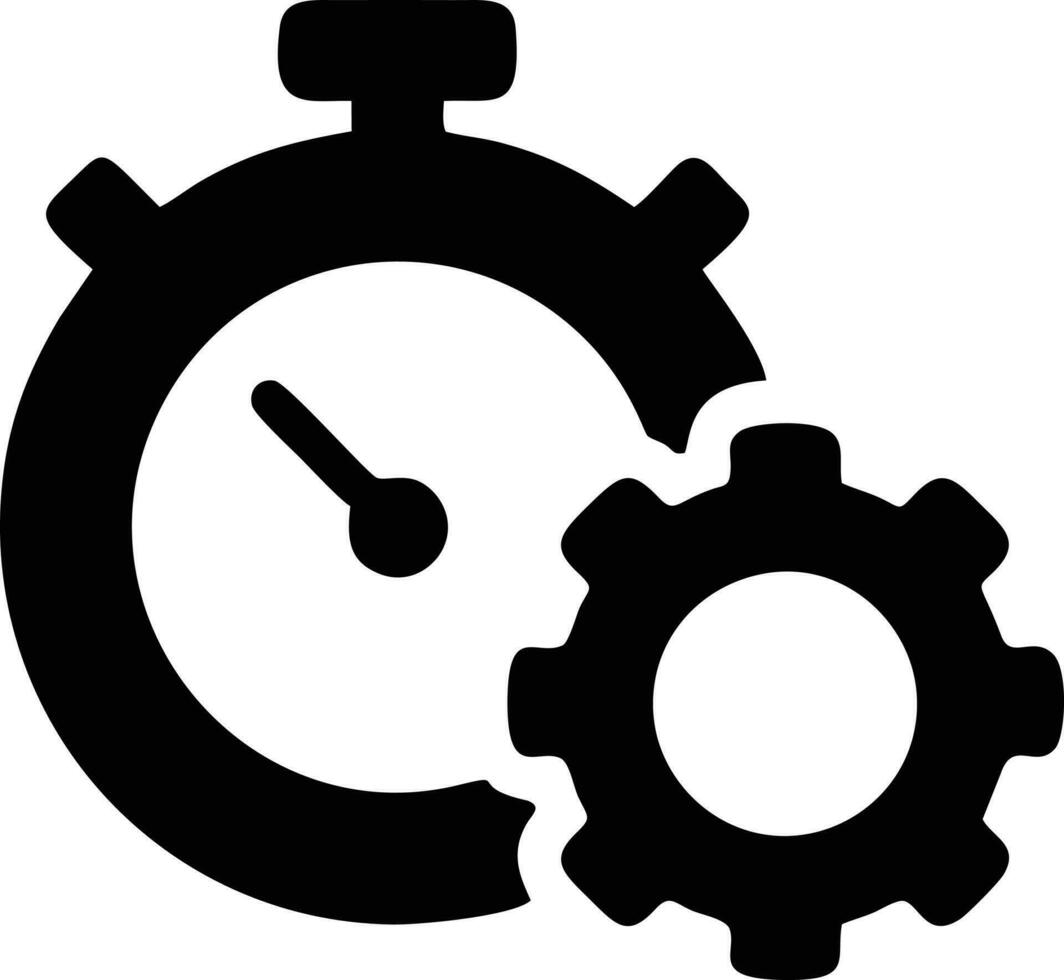 Clock icon symbol design image. Illustration of the alarm watch time isolated vector image. EPS 10