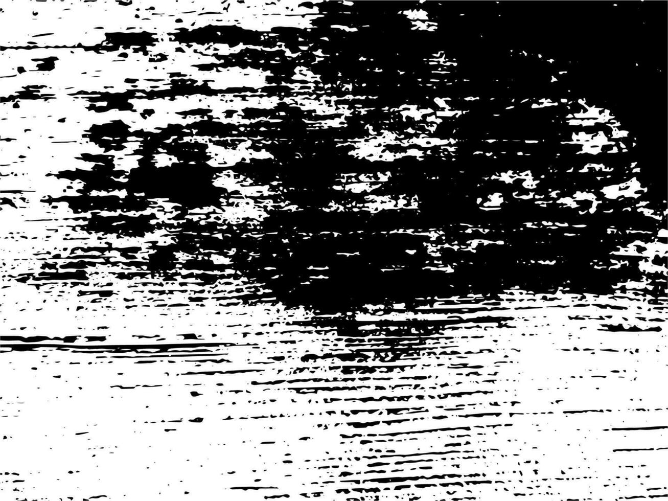 Grunge natural wood monochrome texture. Abstract wooden surface overlay background in black and white. Vector illustration