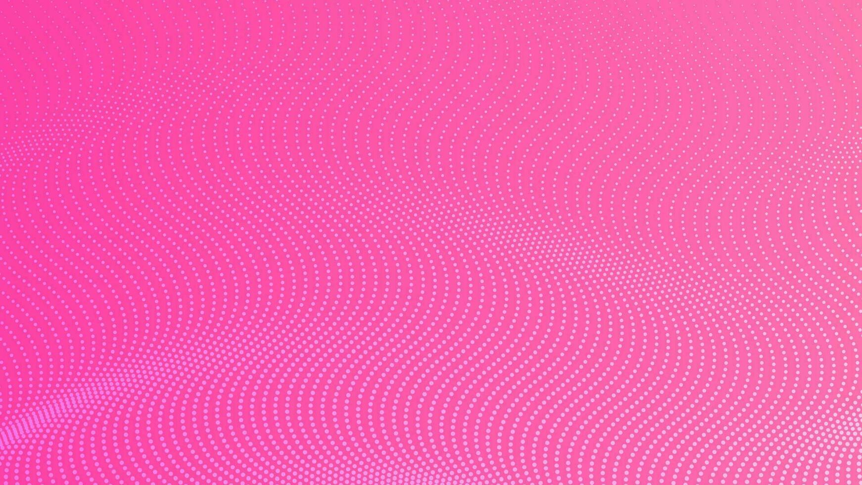 Halftone gradient background with dots. Abstract pink dotted pop art pattern in comic style. Vector illustration