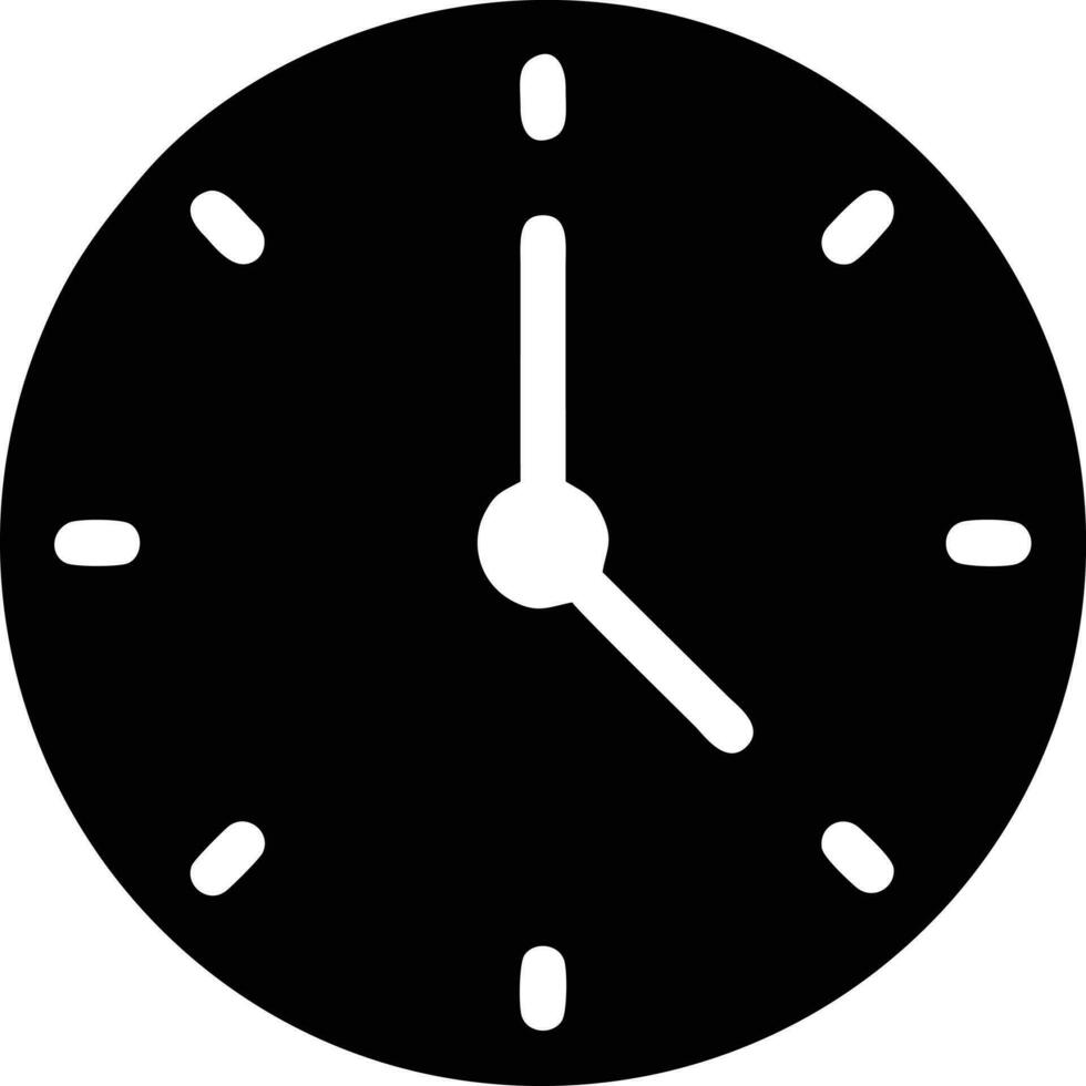 Clock icon symbol design image. Illustration of the alarm watch time isolated vector image. EPS 10