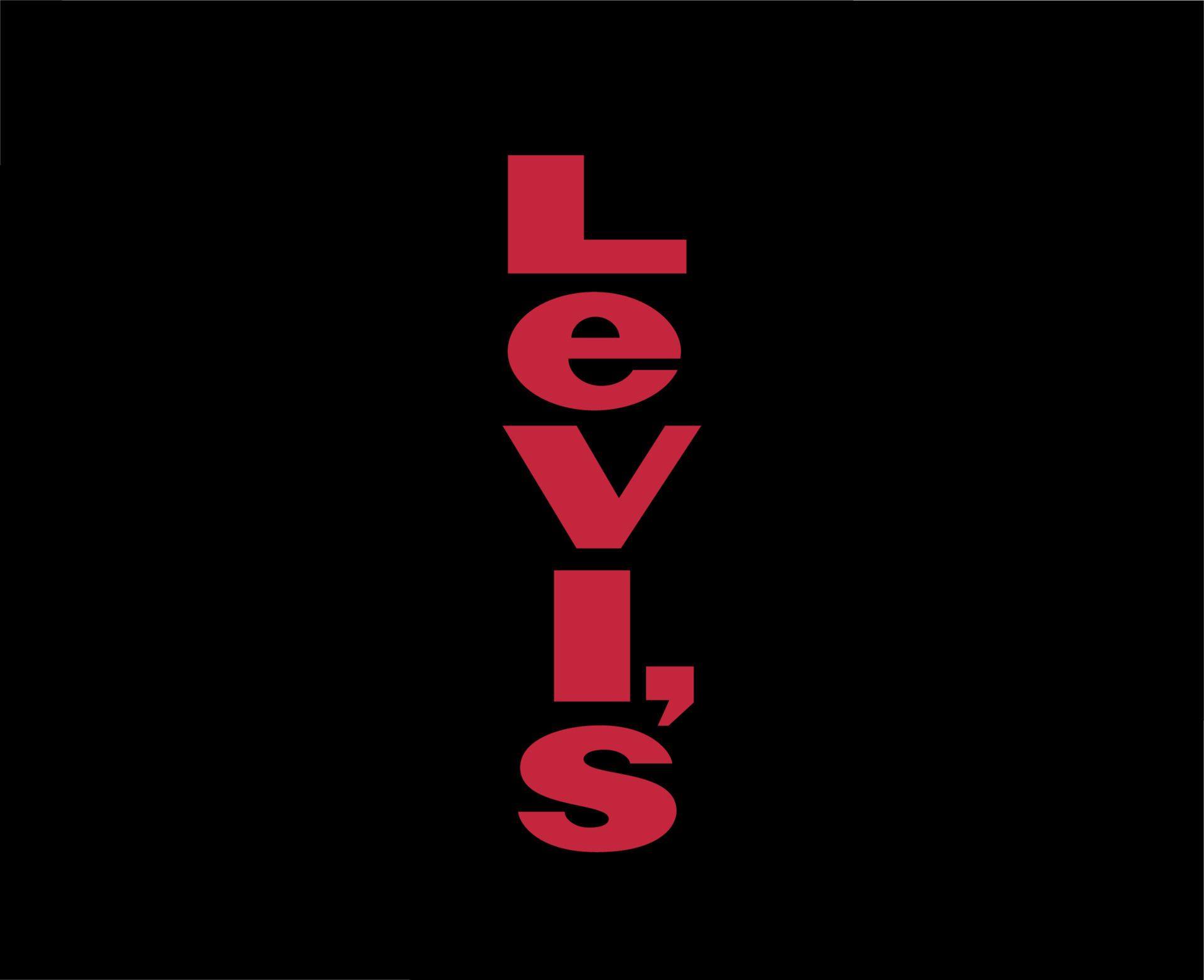 Levis Brand Clothes Logo Name Red Symbol Design Fashion Vector ...