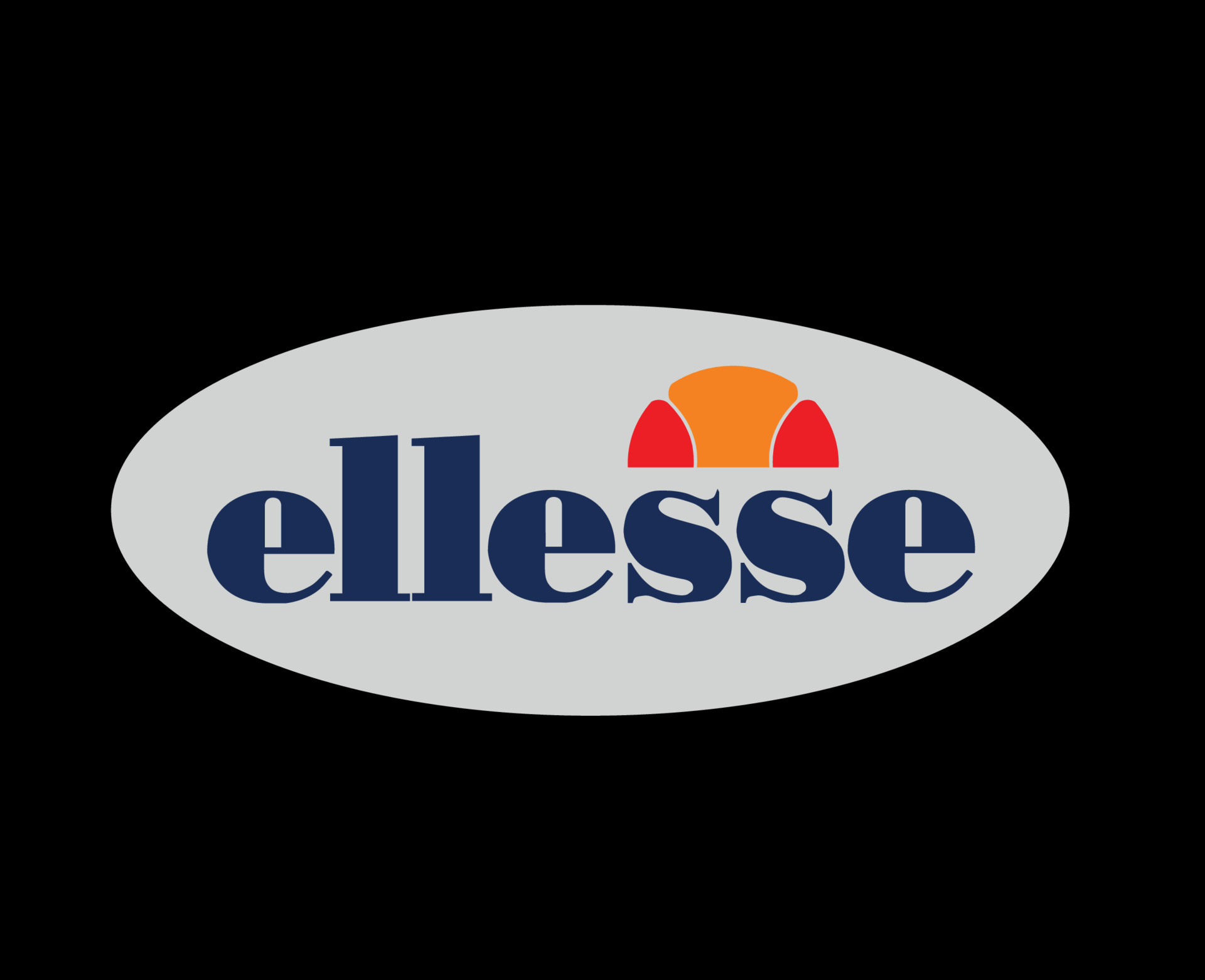 Ellesse Brand Symbol Clothes Logo Design Vector Illustration With Black ...