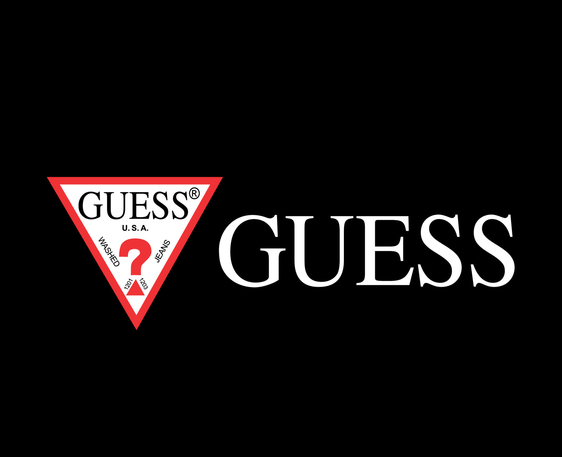 Guess Brand Logo With Name Symbol Design Clothes Fashion Vector ...