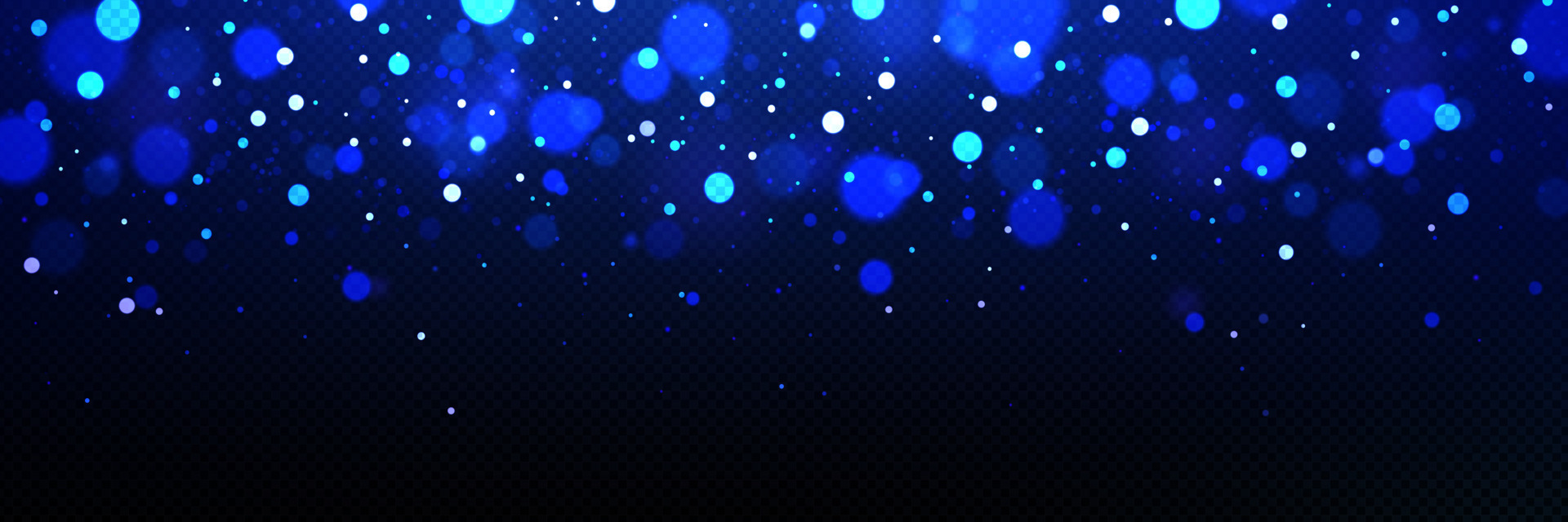 Blue bokeh light effect with sparkle shimmer png 23869655 Vector Art at Vecteezy