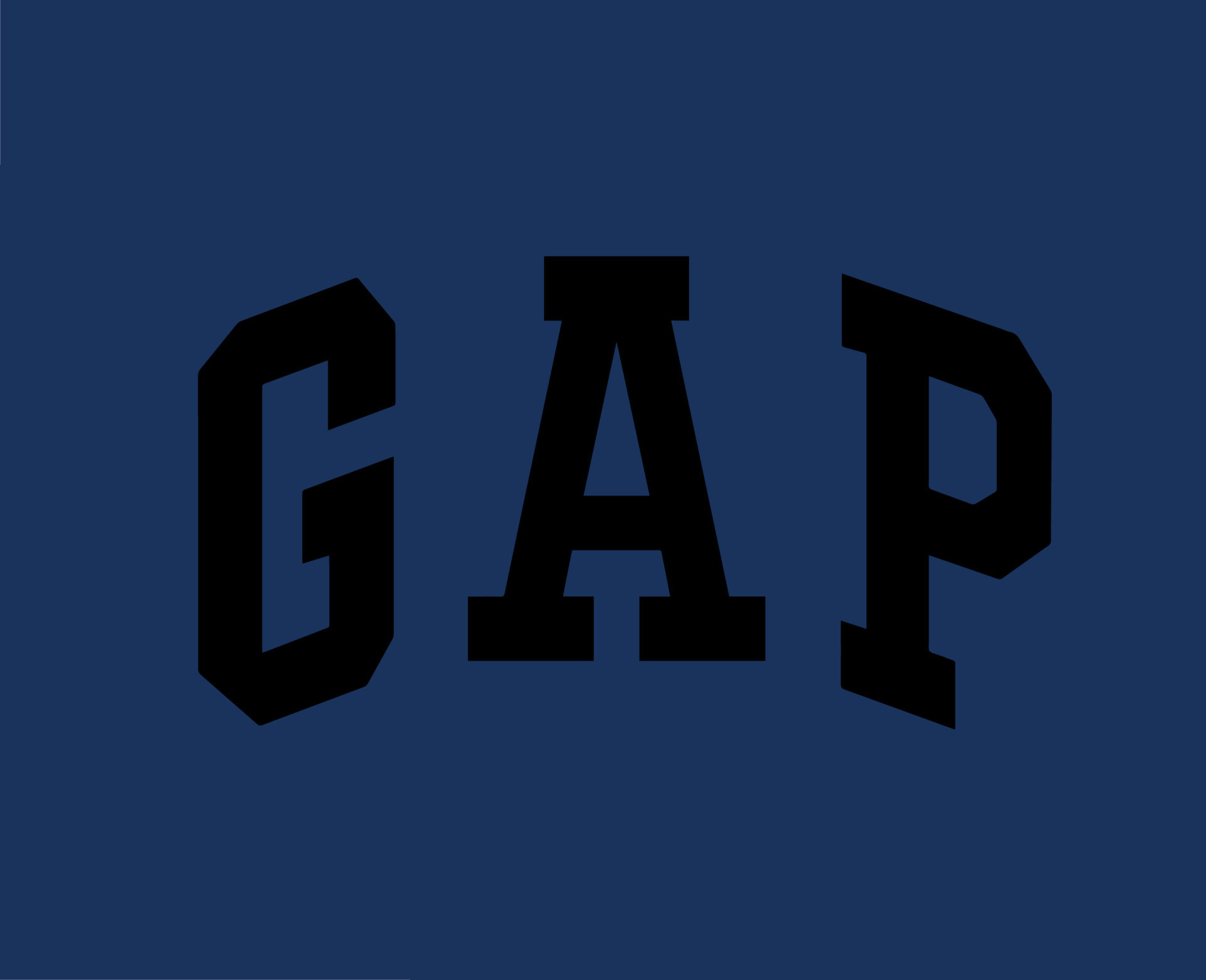 Gap Logo Brand Symbol Black Design Clothes Fashion Vector Illustration ...