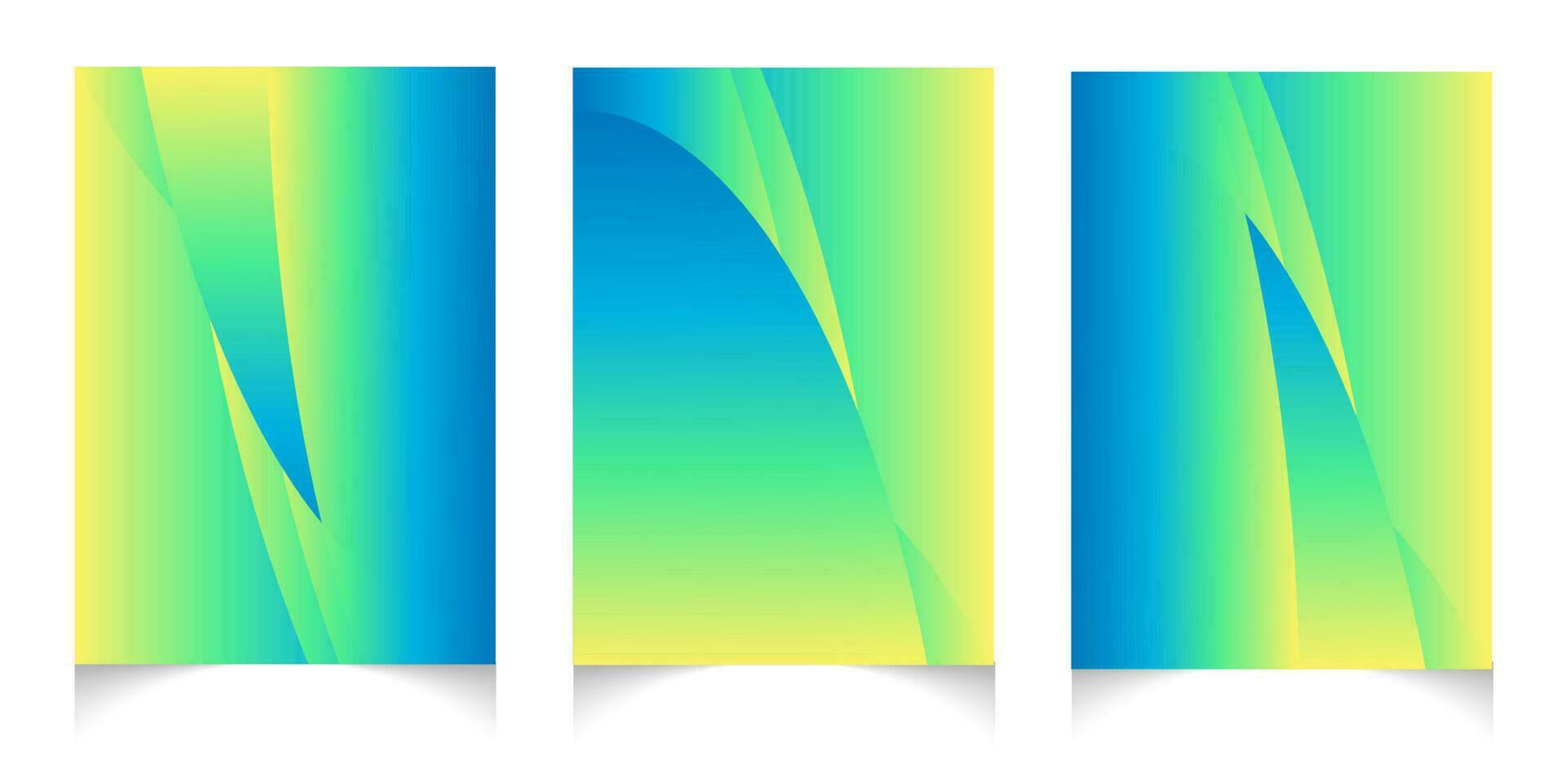 Abstract wavy background design and colourful background template. vector