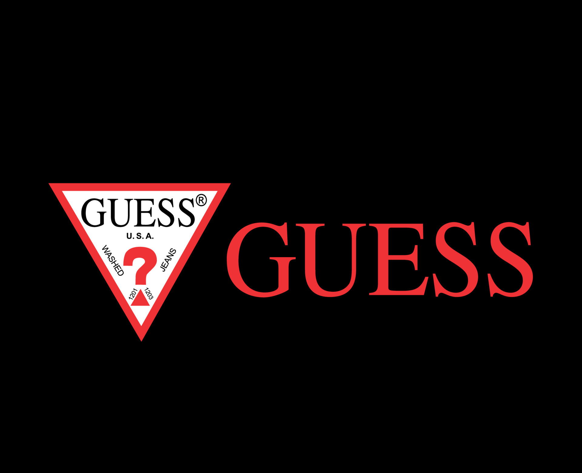 Guess Brand Logo Symbol With Name Design Clothes Fashion Vector ...