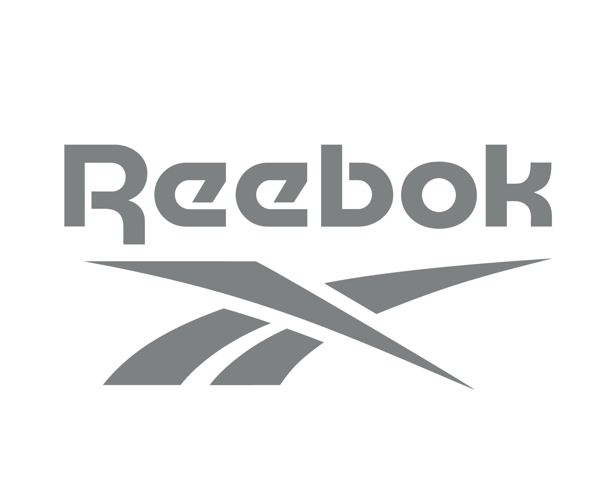 Reebok Brand Logo Gray Symbol Clothes Design Icon Abstract Vector