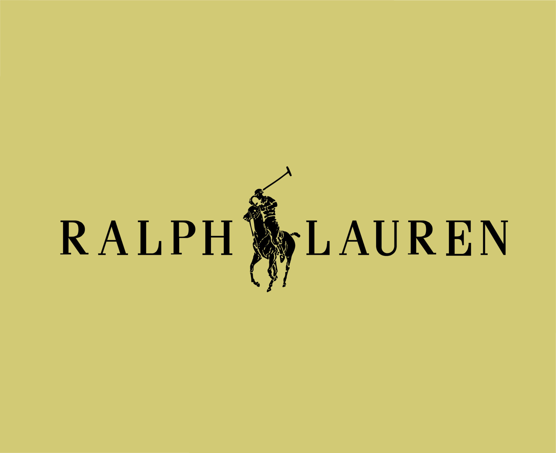 Ralph Lauren Logo With Name Black Symbol Clothes Design Icon Abstract  Vector Illustration With Gold Background 23870376 Vector Art at Vecteezy