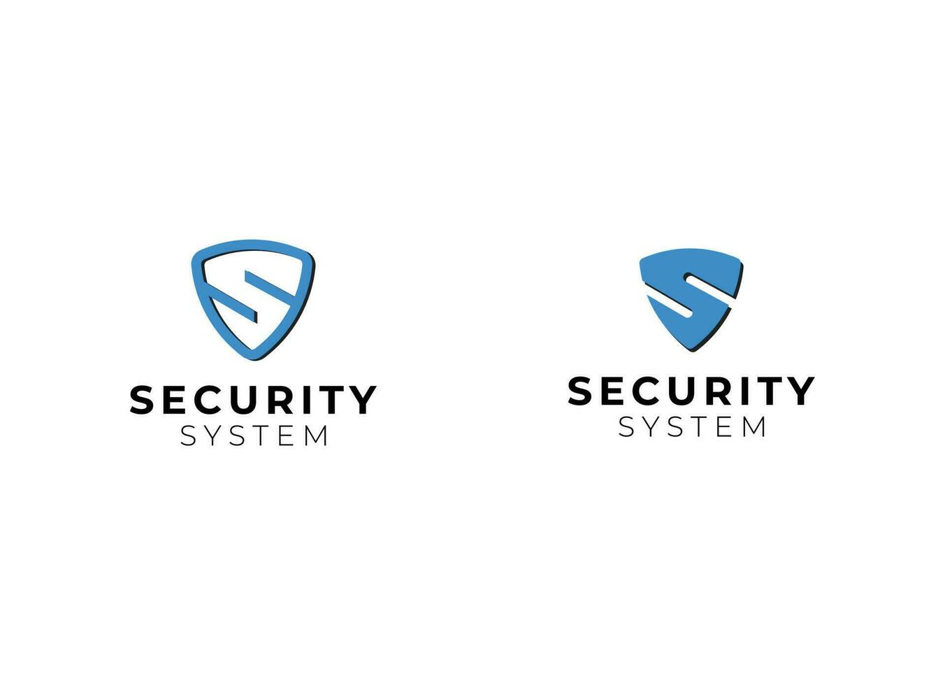 security logo technology for your company, shield logo for security data vector