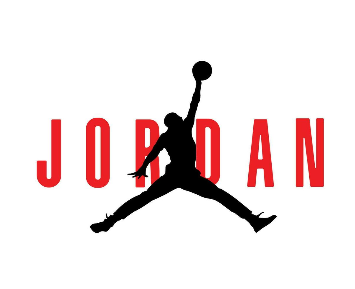 Jordán logo marca símbolo diseño ropa ropa deportiva vector ilustración