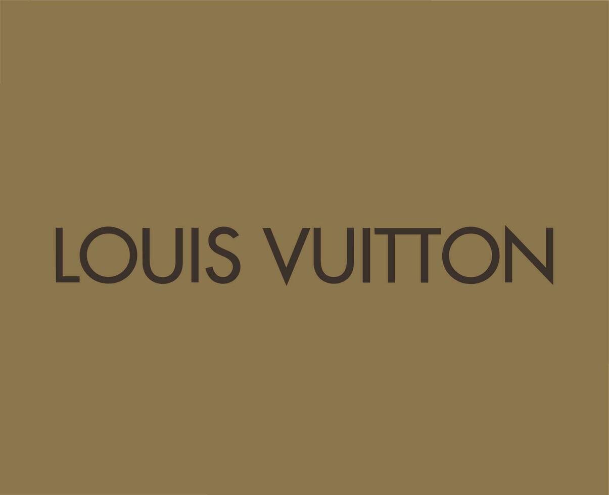 Louis Vuitton Logo Brand Fashion Brown Design Symbol Clothes