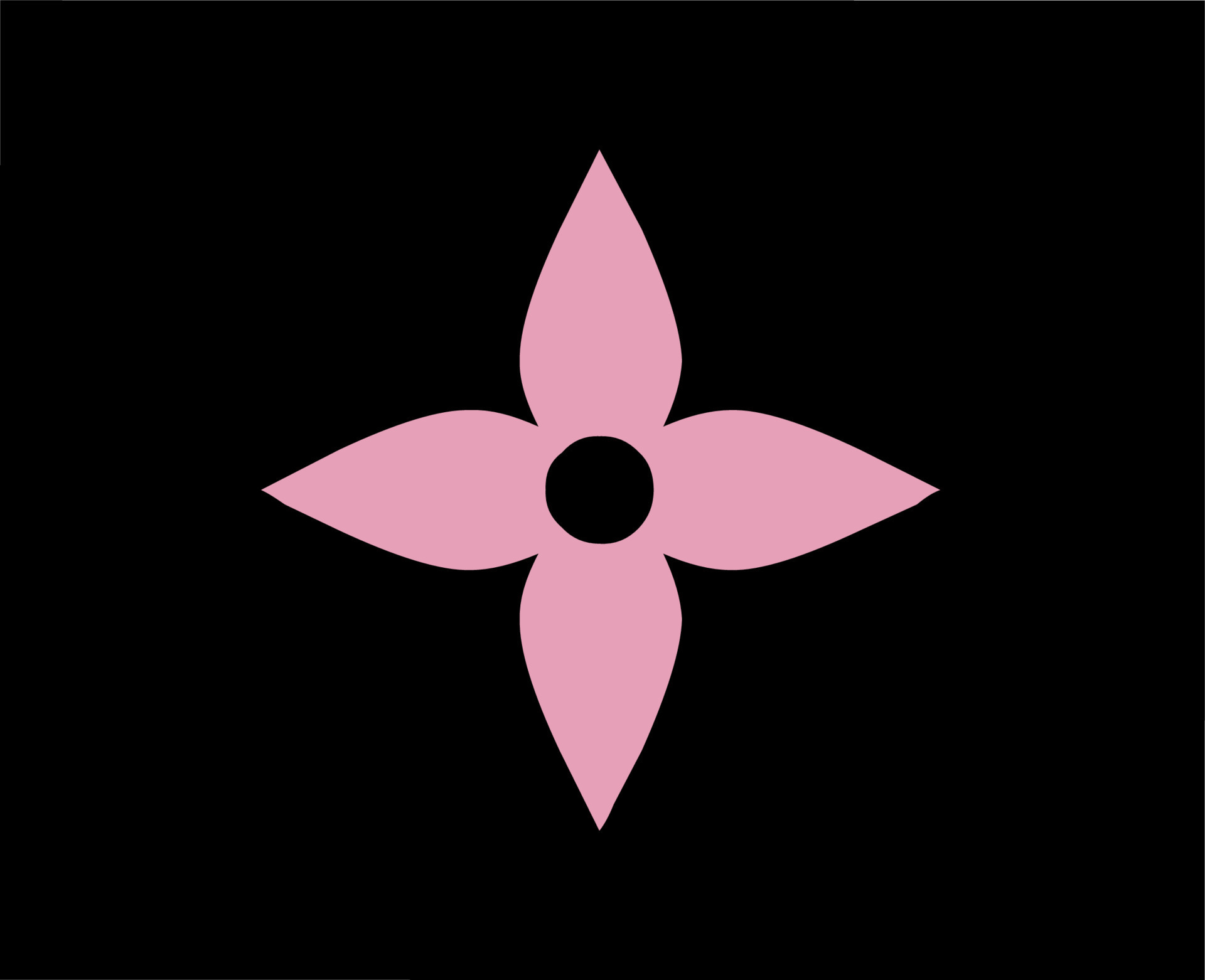 Louis Vuitton Brand Logo Fashion Pink Design Symbol Clothes Vector