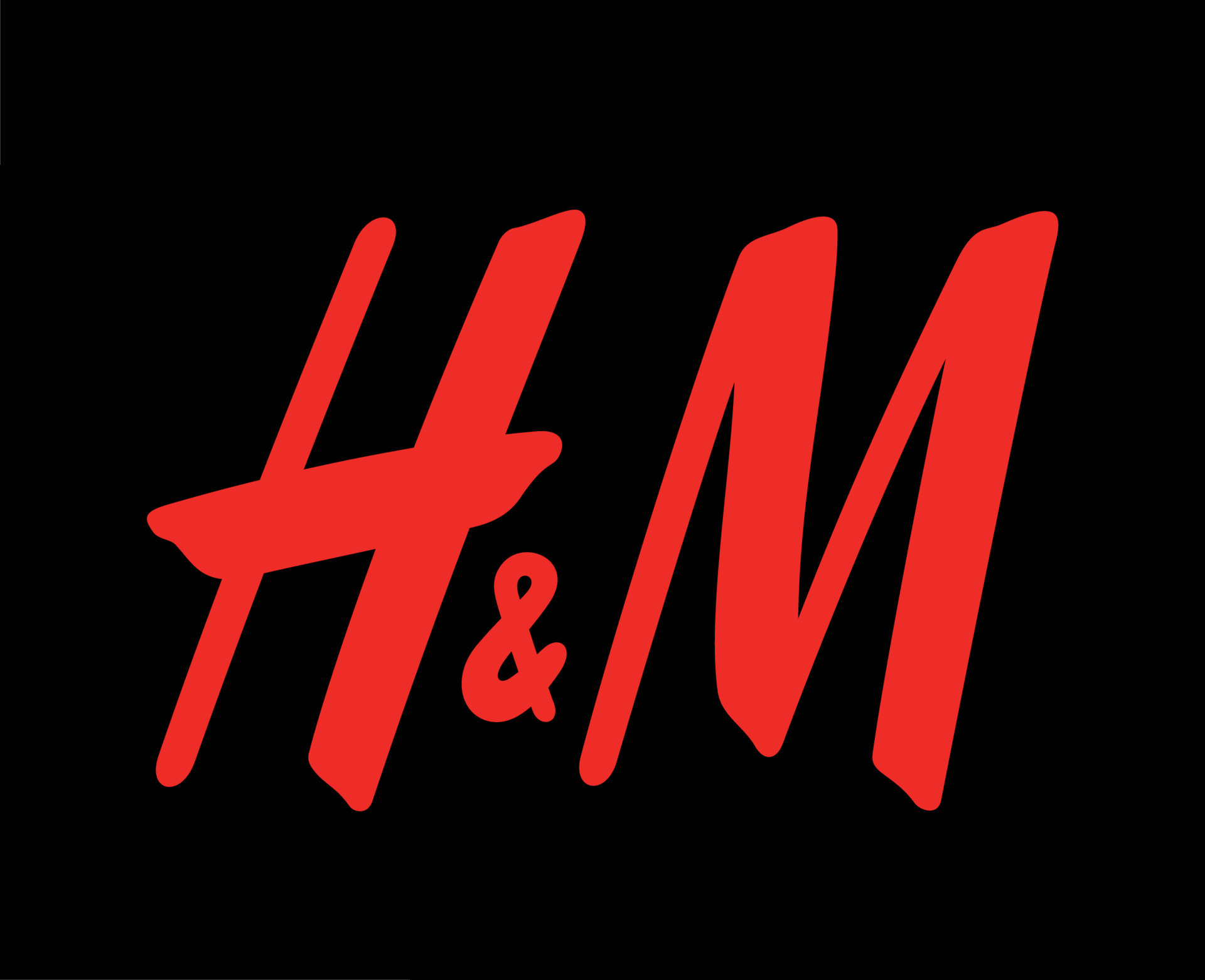 hm logo marca símbolo rojo diseño hennes y mauritz ropa Moda vector